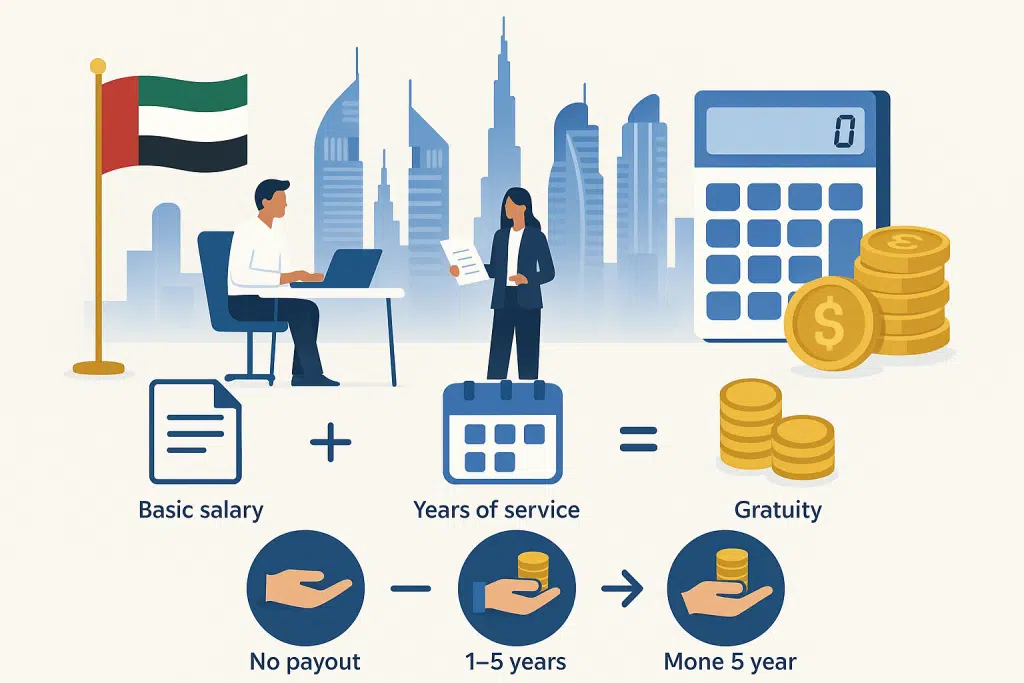 An Infographics on UAE labour card information